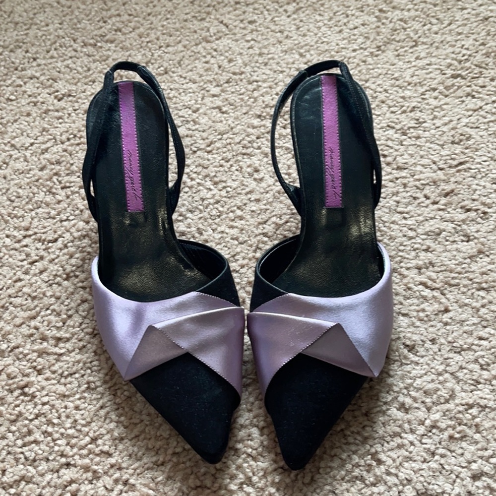 Nancy Geist sling back heels C4